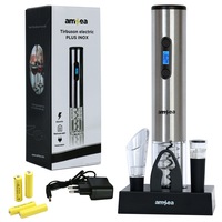 tirbuson electric amxea plus inox reincarcabil termometru ambiental accesoriu taiat folie aerator dop pompa vid baza alimentare 4 acumulatori imagen 13_0_
0