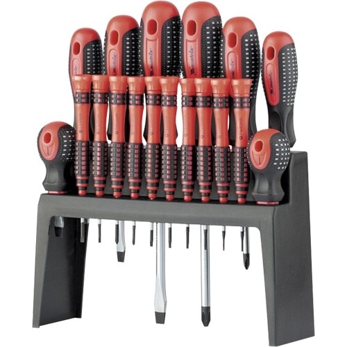 Set surubelnite FUSION, suport vertical, 18 piese, CRV, MTX