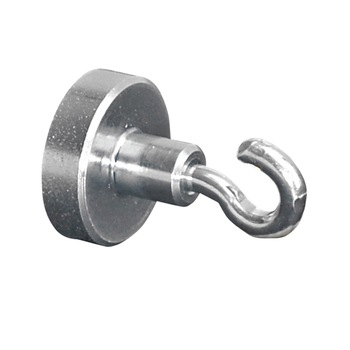 Magnet cu carlig Ecobra cilindric, 16x4.5 mm, rezistenta agatare 1.8 kg Magnet cu carlig Ecobra cilindric, 16x4.5 mm, rezistenta agatare 1.8 kg