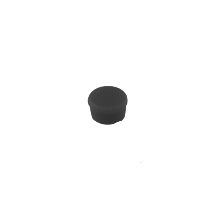 Магнит Ecobra Round, сила на окачване 0,3 кг, 20 бр./компл., черен