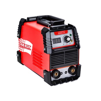 Aparat de sudura - Invertor MPT MMA1605, 160A, 1.6 - 4 MM, Masca de sudura, Ciocanel pentru zgura, Perie de sarma Aparat de sudura - Invertor MPT MMA1605, 160A, 1.6 - 4 MM, Masca de sudura, Ciocanel pentru zgura, Perie de sarma