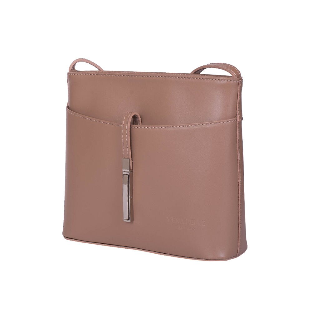 Poseta dama piele mini Julia bej