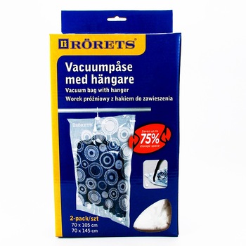 Saci vidare haine + agatatoare-2 buc 70x105 cm & 70x145 cm Rorets Saci vidare haine + agatatoare-2 buc 70x105 cm & 70x145 cm Rorets