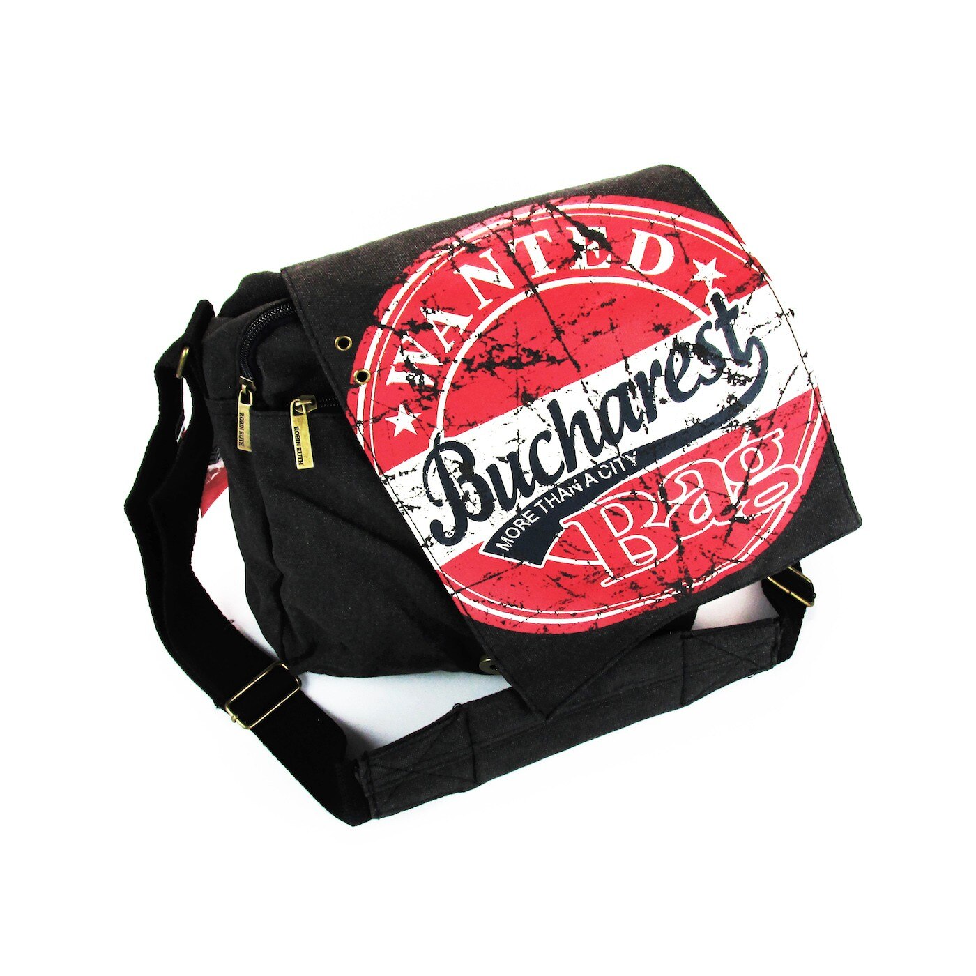 Geanta Messenger Alex Neagra Robin Ruth