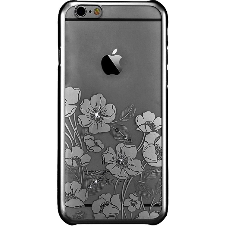 Husa de protectie Devia Crystal Rococo Gun pentru iPhone 6/6s, Negru