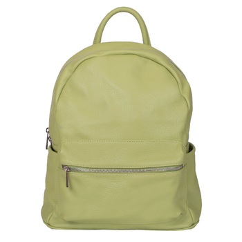 Rucsac clasic din piele naturala Lucas verde Rucsac clasic din piele naturala Lucas verde