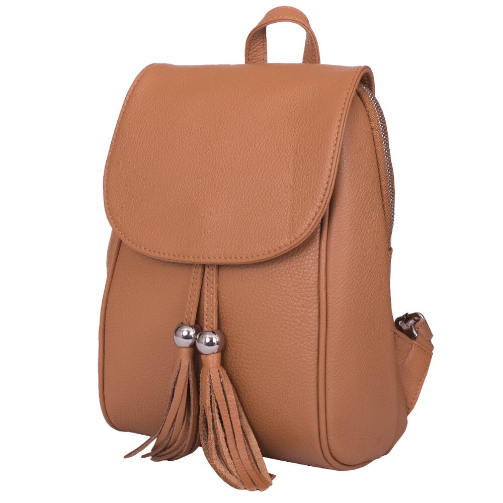 Rucsac din piele maro Gabriel