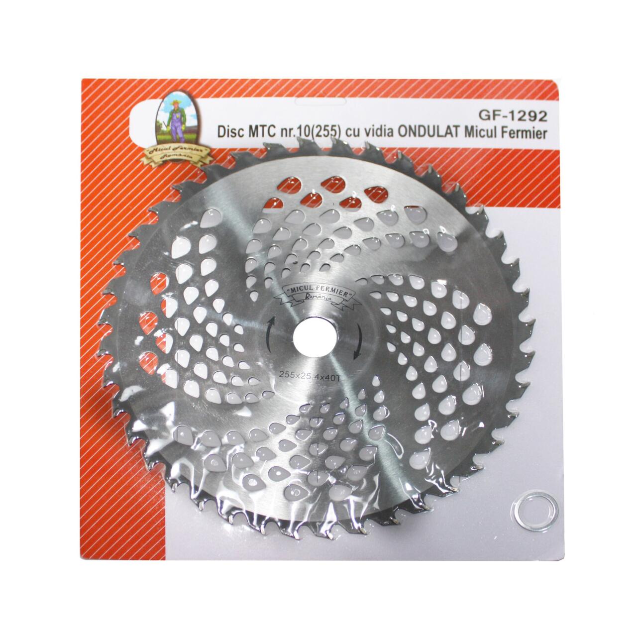 Disc circular vidia pentru motocoasa/trimmer, Micul Fermier