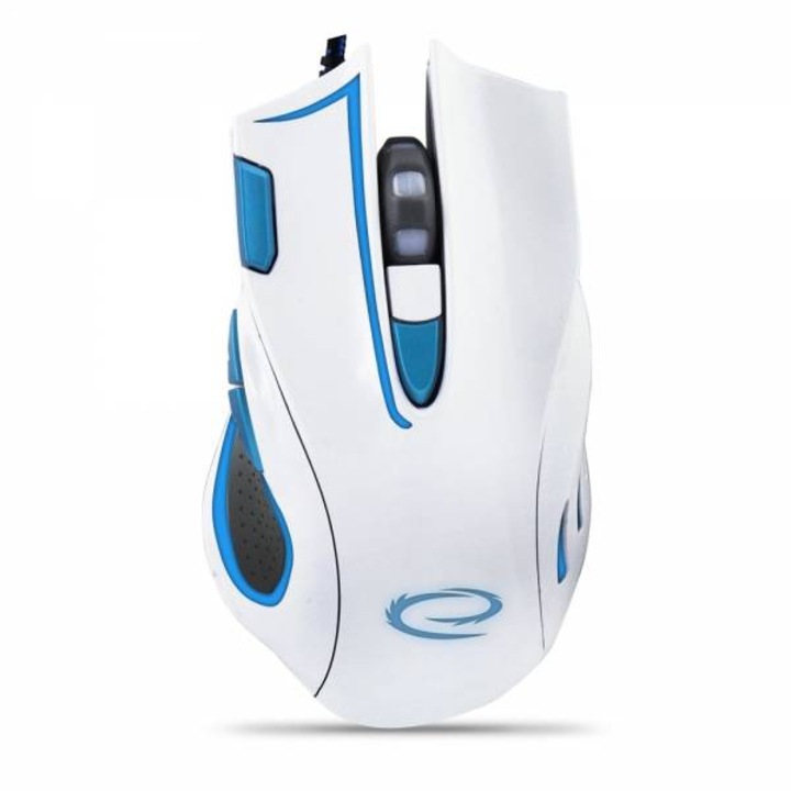 Esperanza EGM401WB Mouse de gaming cu fir (alb-albastru)