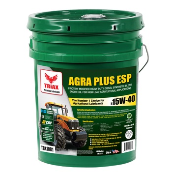 Ulei motor agricultura Triax Agra Plus ESP 15W-40 Semi-Sintetic CK-4, 18.9 l Ulei motor agricultura Triax Agra Plus ESP 15W-40 Semi-Sintetic CK-4, 18.9 l