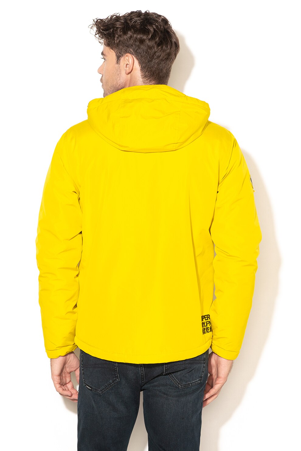 Férfi kabátok, dzsekik és mellények SUPERDRY eMAG.hu SUPERDRY, Packaway bebújós dzseki, Mandarinszín, 2XL eMAG.hu