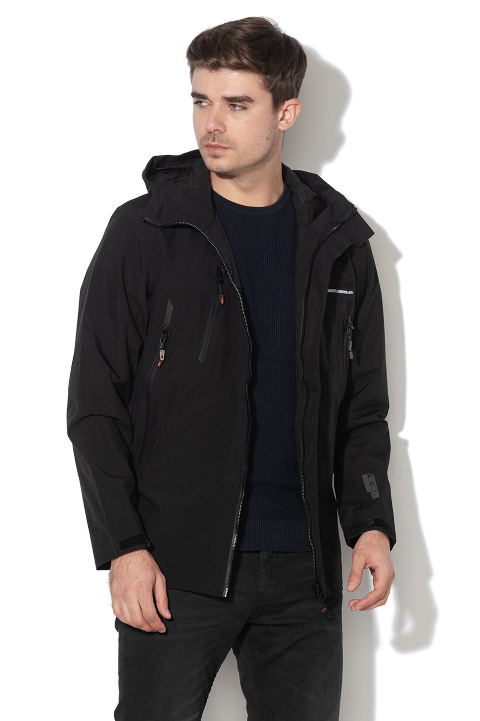 SUPERDRY, Ultimate vízálló kapucnis dzseki, Fekete, L eMAG.hu SUPERDRY, Ultimate vízálló kapucnis dzseki, Fekete, L eMAG.hu