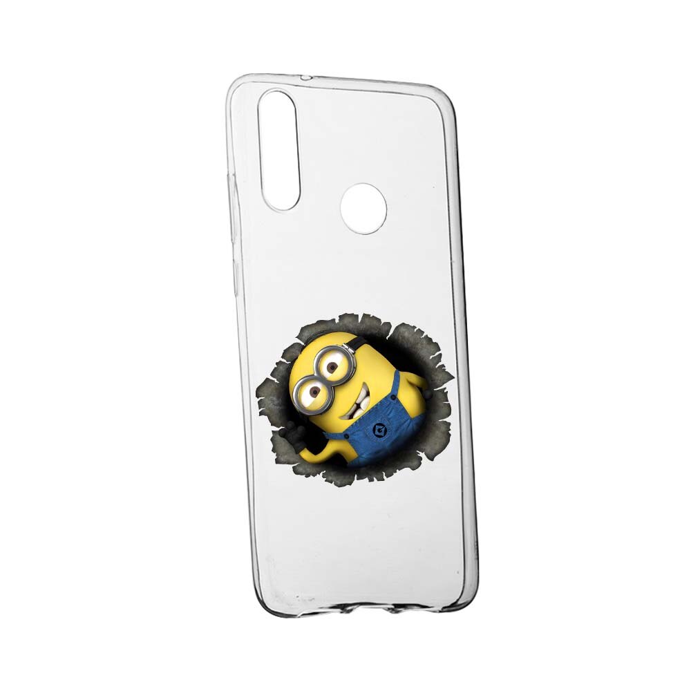 Husa de protectie Cartoon, Minion pentru Samsung Galaxy A20e, rezistenta la uzura, anti-alunecare, din silicon Premium, 202