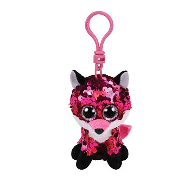 Breloc din plus cu paiete vulpea JEWEL, 8.5 cm - Ty