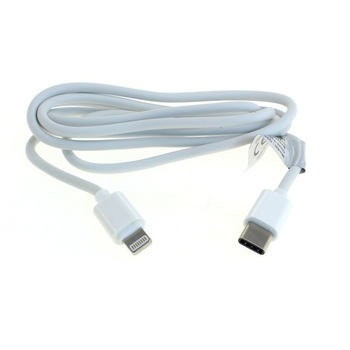 Cablu de date si incarcare Usb-C 2.0 la Apple IPhone Lightning, alb, 1m Cablu de date si incarcare Usb-C 2.0 la Apple IPhone Lightning, alb, 1m