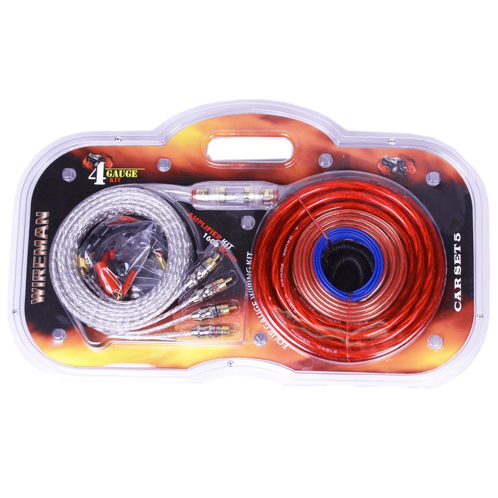 Set de cablu pentru auto amplificator CAR SET 5, densitate 10mm2