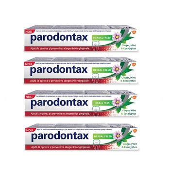Pasta Dinti Parodontax Herbal 75 ml, 3+1 Gratis Pasta Dinti Parodontax Herbal 75 ml, 3+1 Gratis