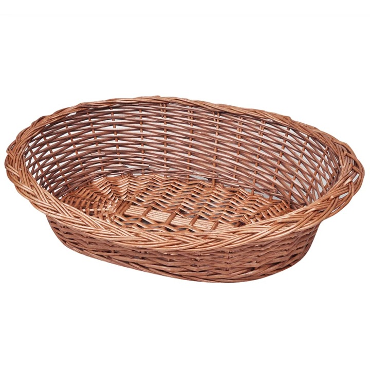 Cos/Patut de rachita pentru caini/animale de casa vidaXL, 50 cm, natural, 0.25 kg