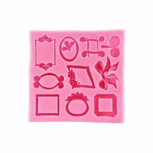 Forma de turnat din silicon DIY - rame mini, 10.5 x 10.2 x 1 cm