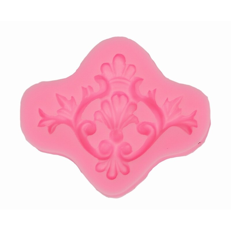 Forma de turnat din silicon DIY - model floral, 9.4 x 7.8 x 0.9 cm
