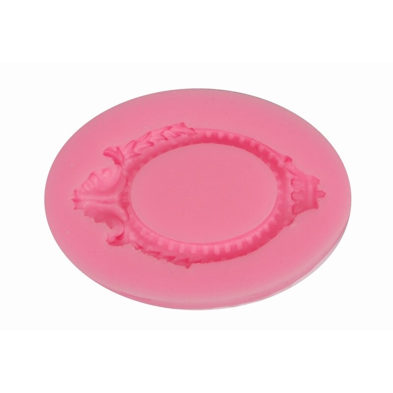 Forma de turnat din silicon DIY - medalion, 8.2 x 5.6 x 1.2 cm