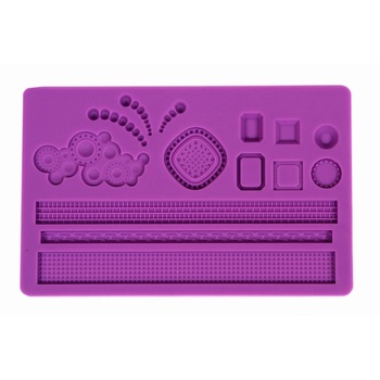 Forma de turnat din silicon DIY - diverse modele, 19 x 12 x 0.9 cm Forma de turnat din silicon DIY - diverse modele, 19 x 12 x 0.9 cm