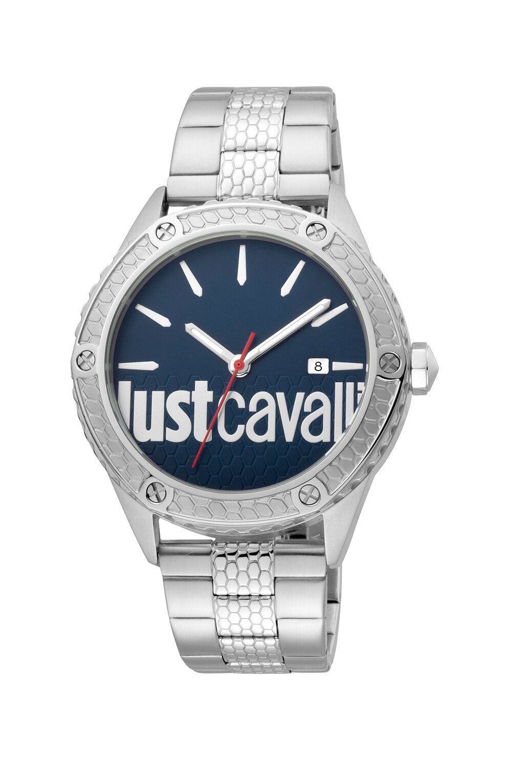 JUST CAVALLI, Ceas din otel inoxidabil, Argintiu