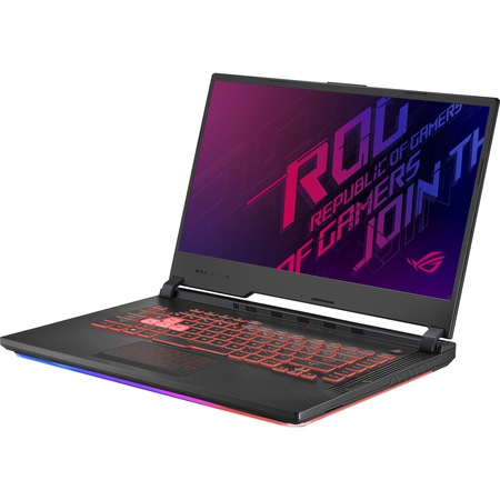 Laptop Gaming ASUS ROG G G531GT cu procesor Intel® Core™ i5-9300H pana la 4.10 GHz, Coffee Lake, 15.6", Full HD, IPS, 8GB, 512GB SSD, NVIDIA GeForce GTX 1650 4GB, Free DOS, Black