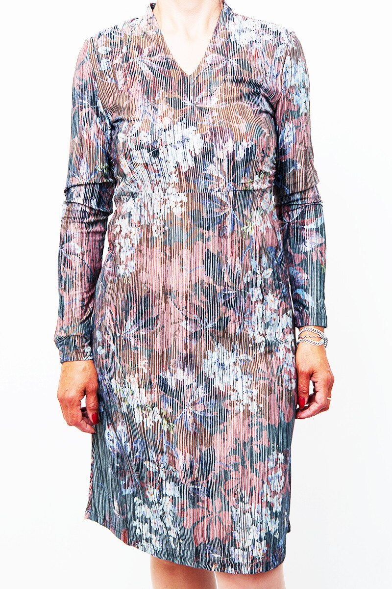 Rochie cu imprimeu floral Sisters Point,gri,M