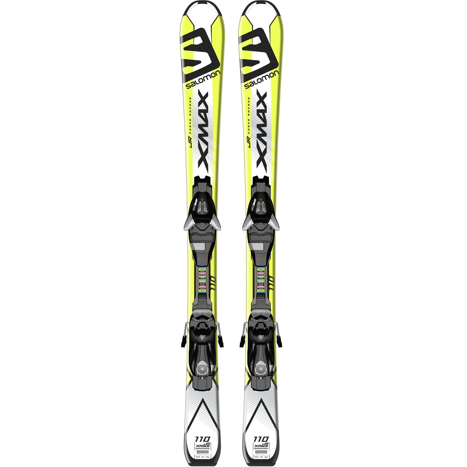 サロモン X-MAX JR 110cm Skiuri Salomon E X-Max Jr S + E EZY5, Copii, Alb, 110 cm - eMAG.ro
