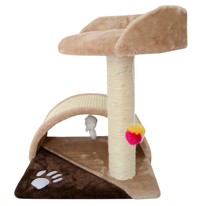 Ansamblu de joaca pentru pisici Miau-Miau Trendy, 35x35x42 cm
