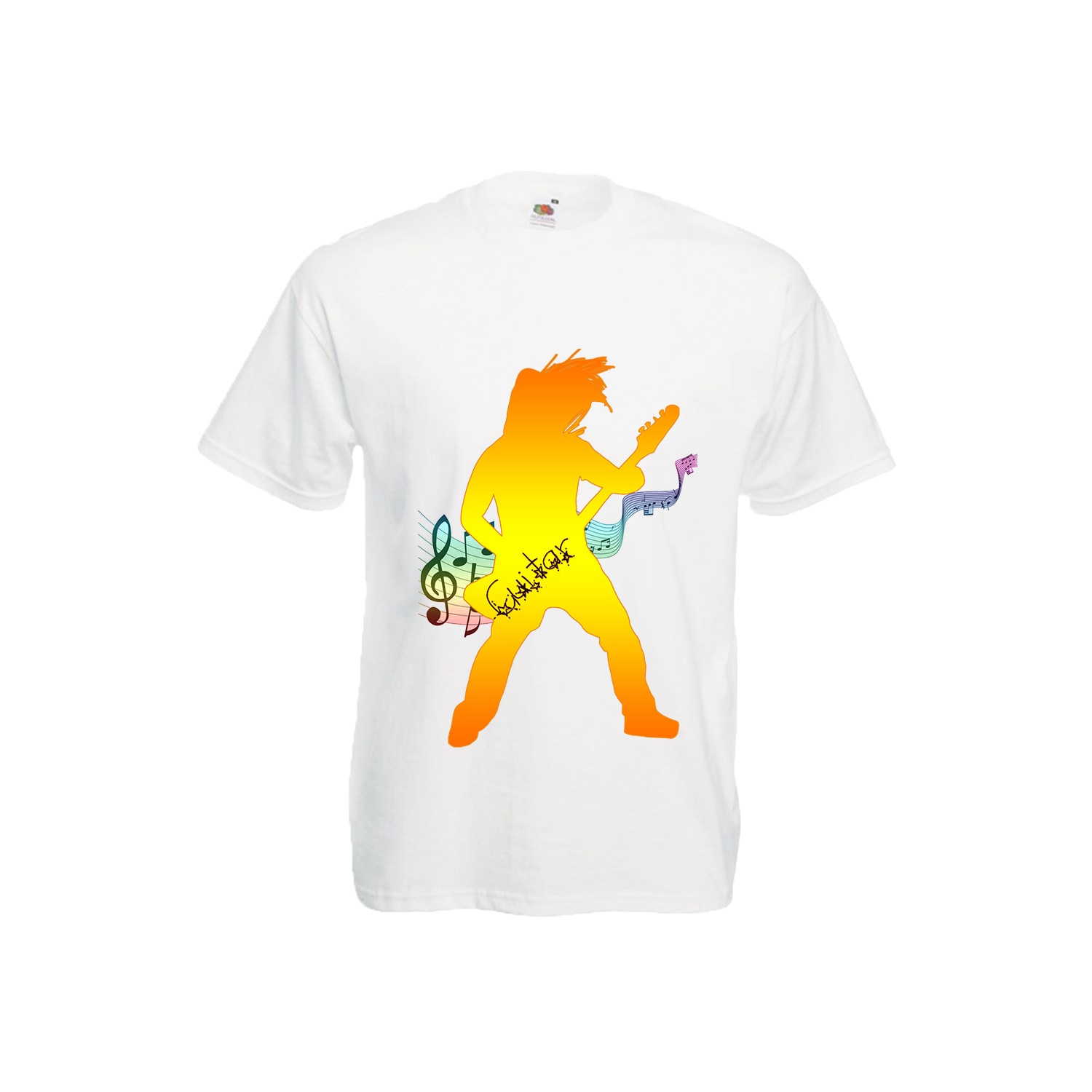 Tricou barbatesc personalizat guitar, tricou imprimeu DTG M