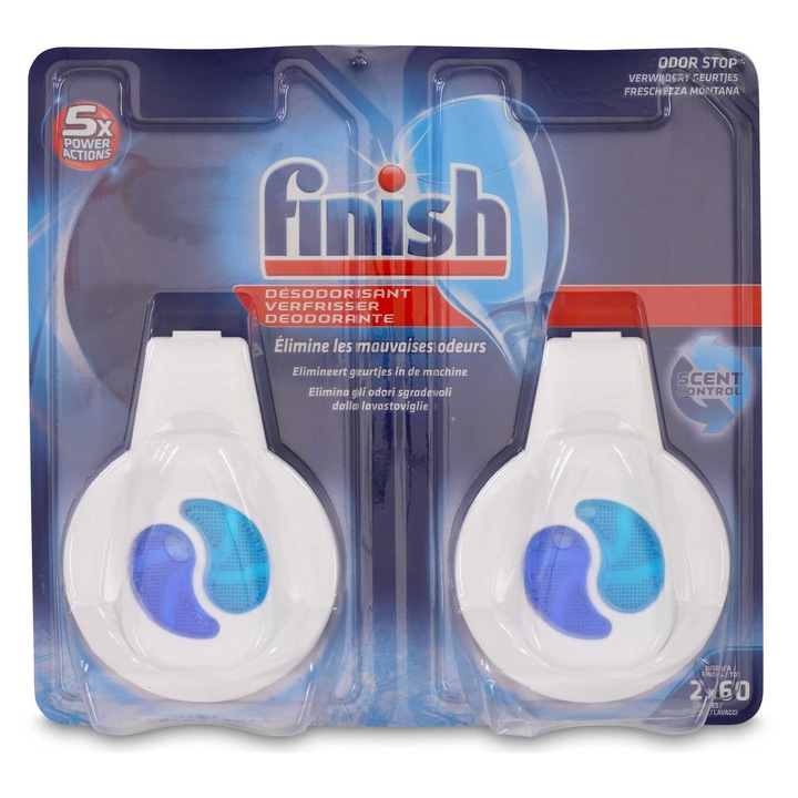 Finish Freschezza Montana mosogatógép illatosító, deo, 2 db x 4ml