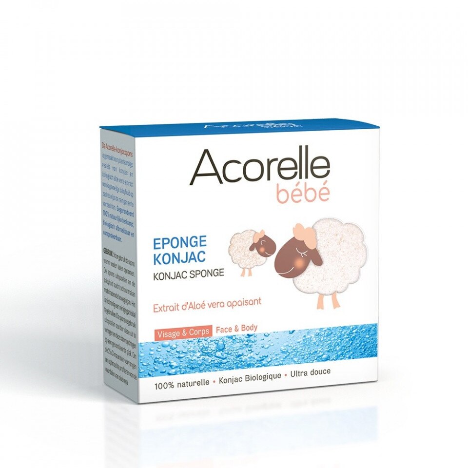 Burete konjac pentru bebelusi, Acorelle