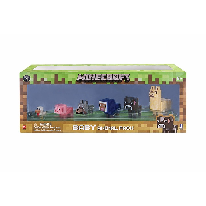 Комплект фигурки Minecraft, Baby Animal, 6 части