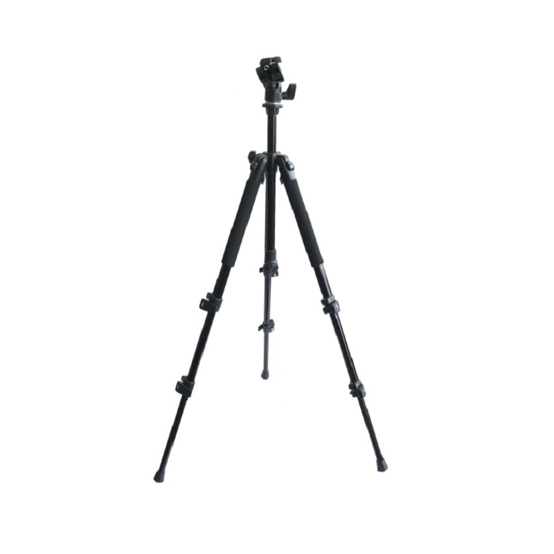 Tripod extensibil universal Royal TRIPOD50-BLACK, pentru camera si camera foto, 162 cm, 3 nivele de expansiune, Negru