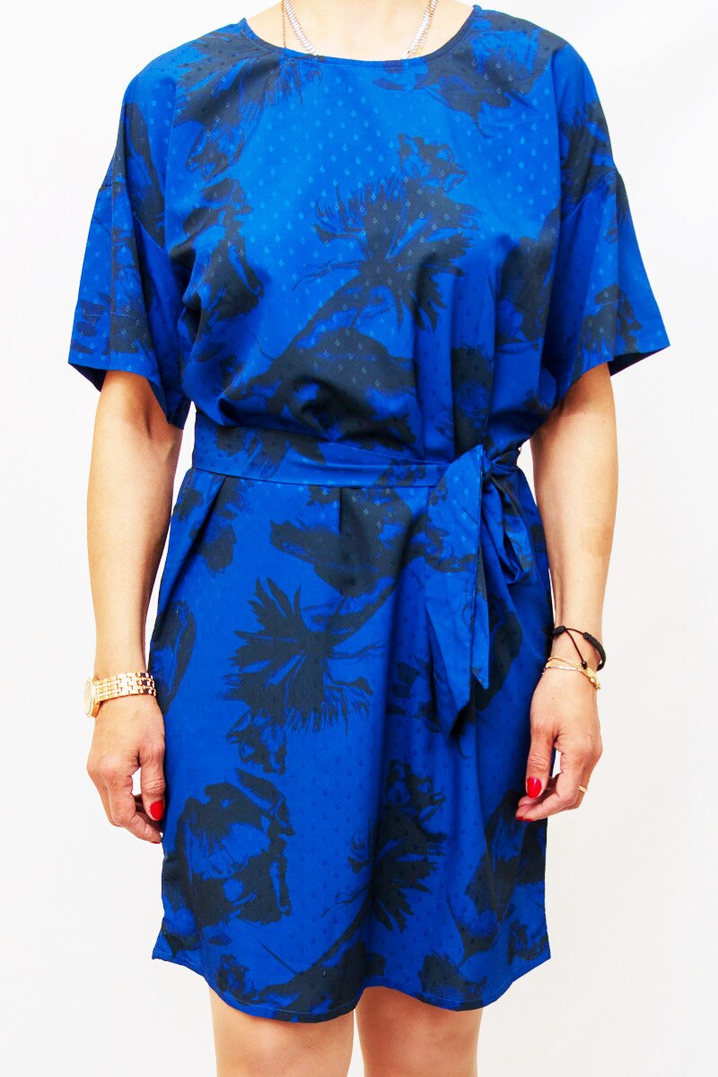 Rochie cu imprimeu floral Sisters Point,albastru,38