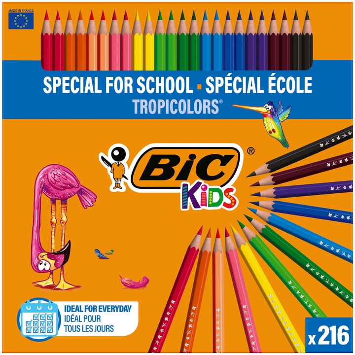 Coffrets de crayons de couleur Kids Smooth Bic | Le Géant des Beaux-Arts
