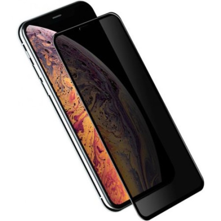 Joyshell Full Cover 3D adatvédelmi üvegfólia, Apple iPhone 11 Pro Max / iPhone Xs Max