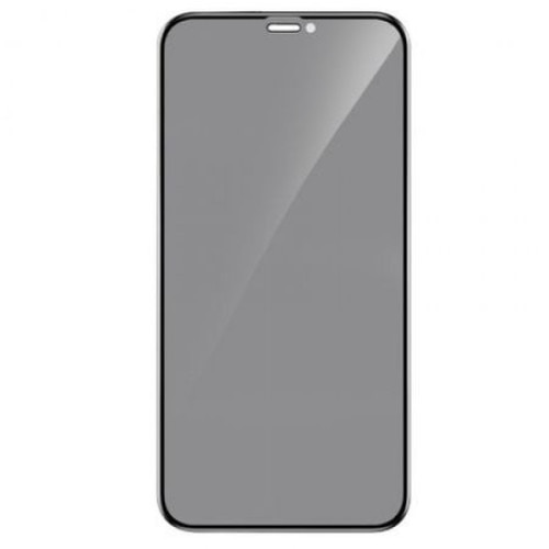 Set 2 x Folie Sticla Privacy iPhone 11 Pro, Protectie Ecran Full Cover 3D, Full Glue, Joyshell, Negru