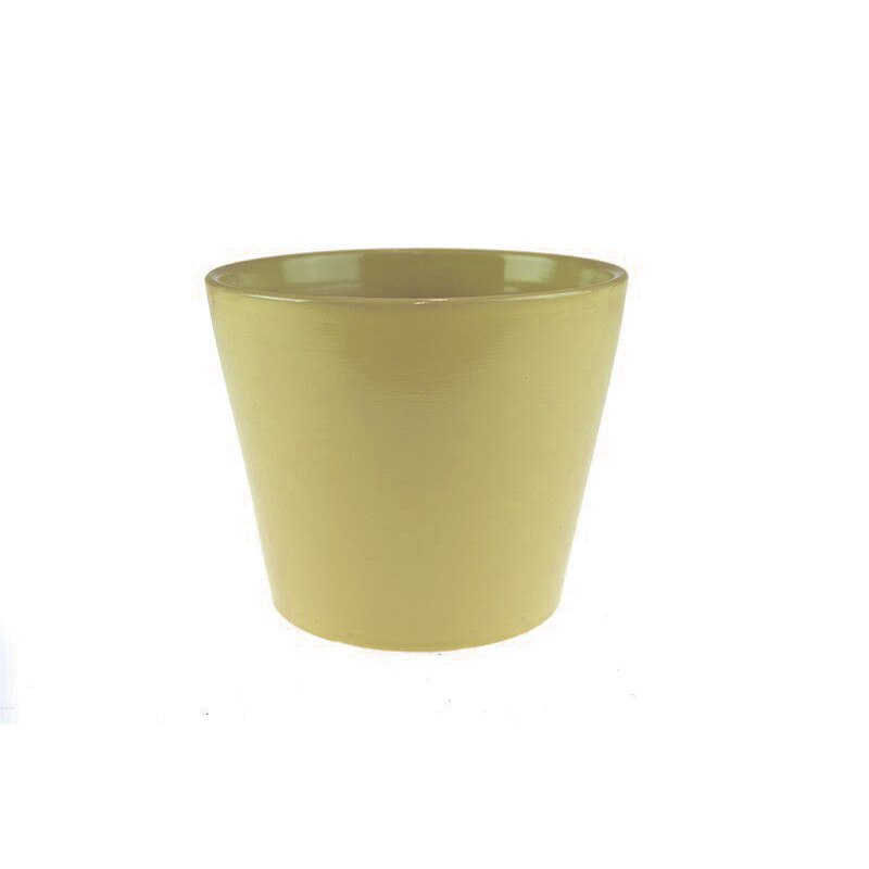 Ghiveci teracota, verde, 11.5x14 cm