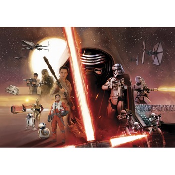Fototapet Star Wars Komar 8-492 multicolor 368 X 254cm ( LxI ) Fototapet Star Wars Komar 8-492 multicolor 368 X 254cm ( LxI )