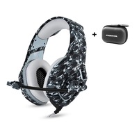 casti gaming dc-onikuma k1 microfon noise cancelling zero ear pressure - arctic  mini husa dynamite case imagen 38_0_
0