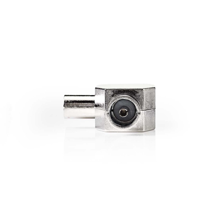 Splitter koaxiális apa - 2x koaxiális anya fém Nedis