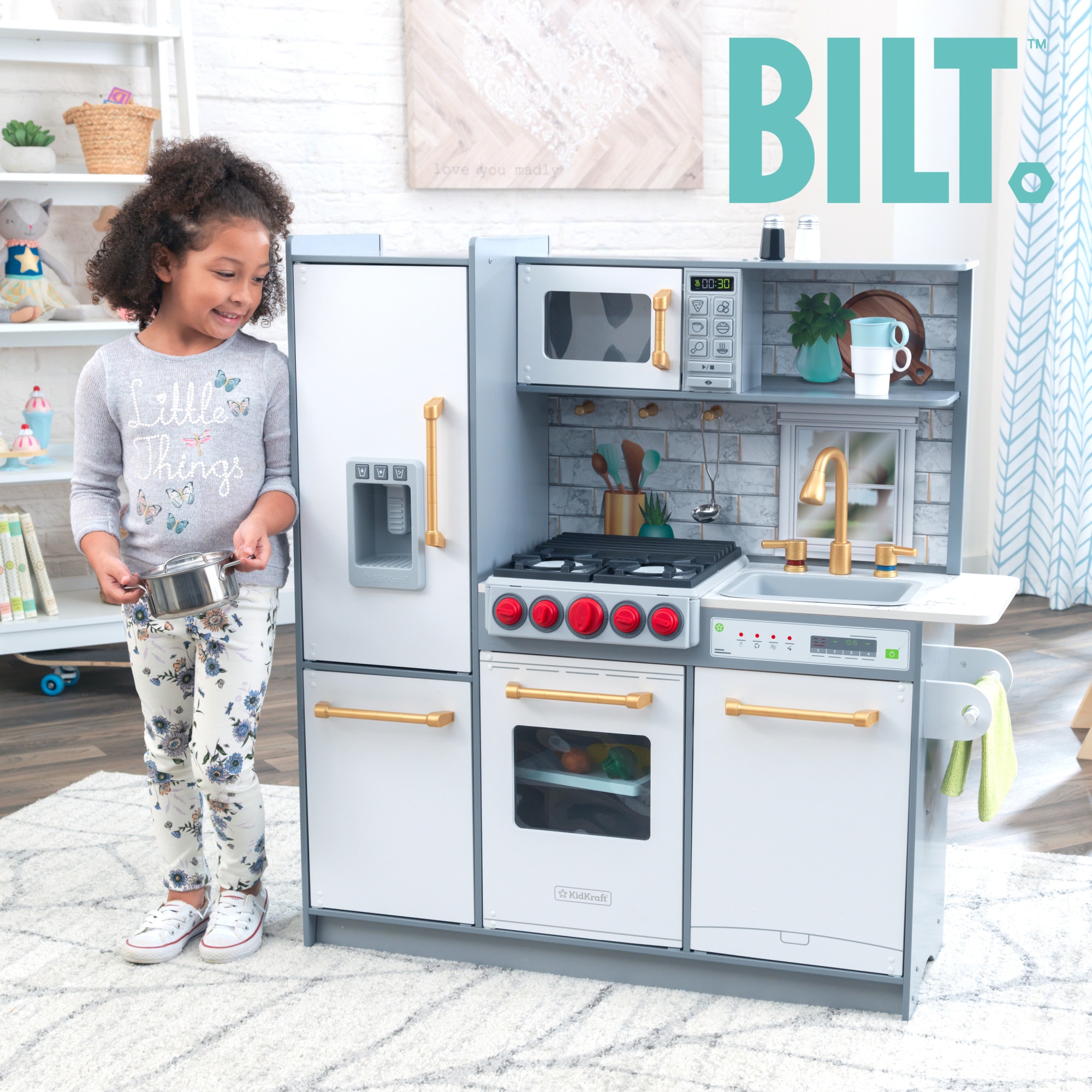 Кухня за деца Kidkraft Uptown Elite Play Kitchen eMAG.bg