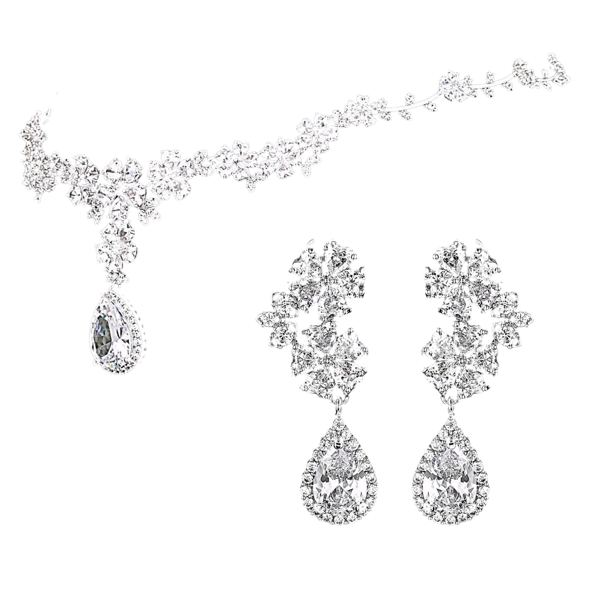 Set placat cu Aur 18K si Diamante, Melissa