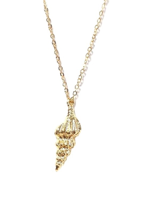 Colier MAXI MARINE, aliaj zinc placat cu aur de 14 K, Cutie cadou