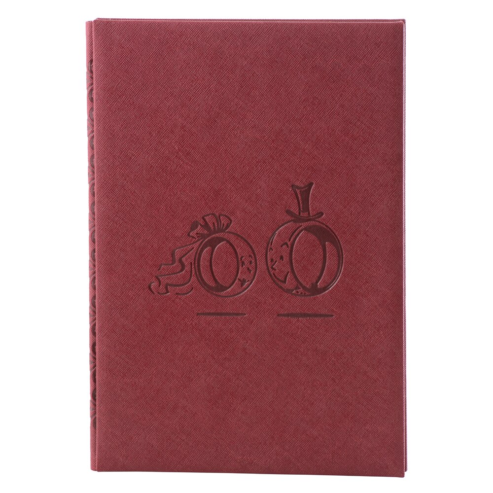 Caiet amintiri Nunta, rosu