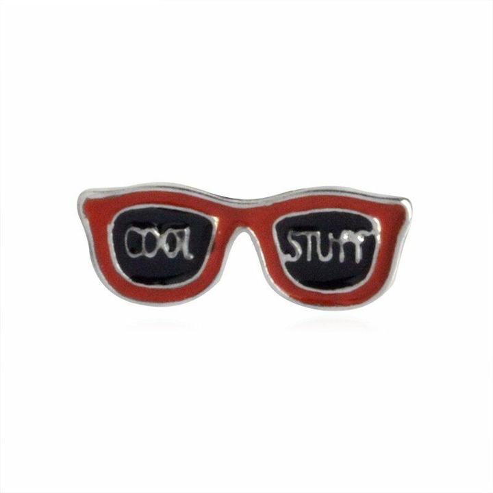 Значка, Очила "Cool Stuff", червено и черно