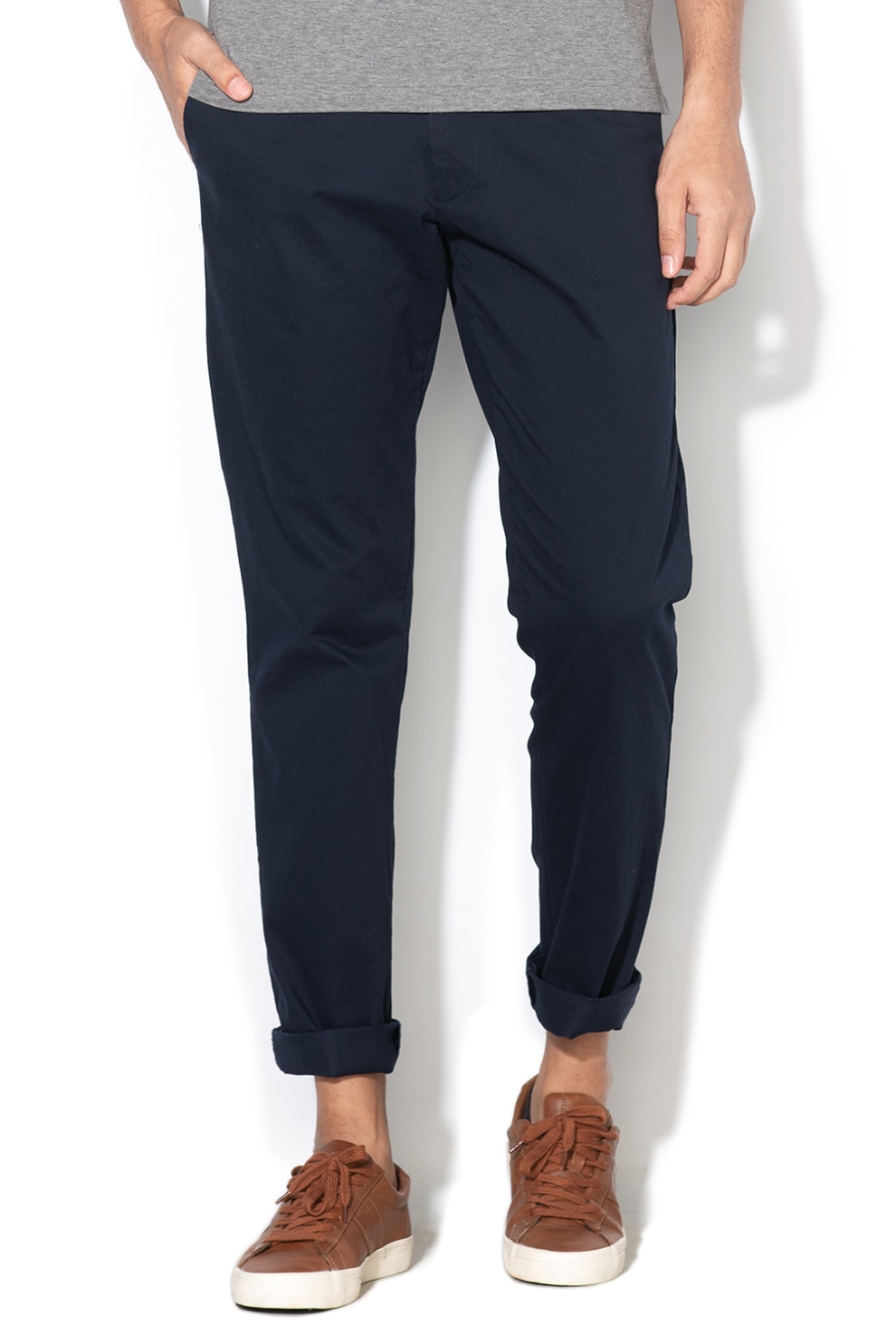 GAP, Pantaloni chino slim fit, Albastru marin